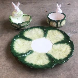 ceramic chip and dip set